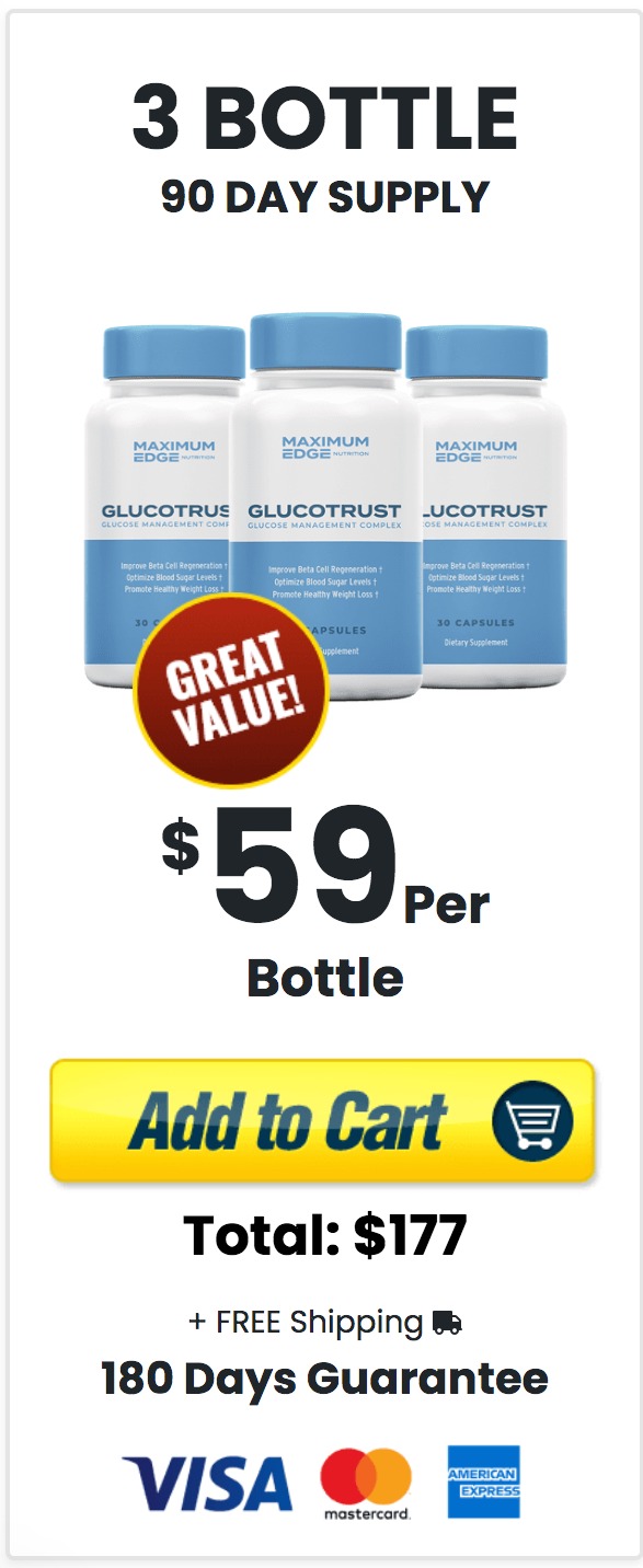 GlucoTrust - 3 bottles